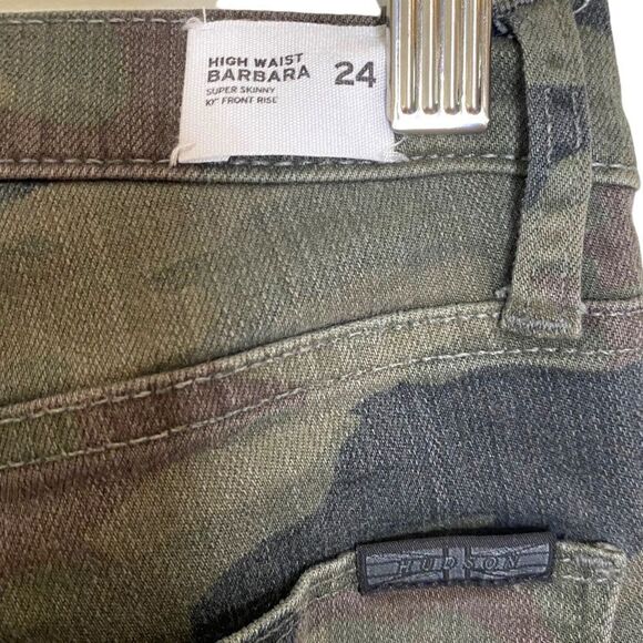 hudson Barbara High Rise Skinny Jeans in Camo - Picture 9 of 13